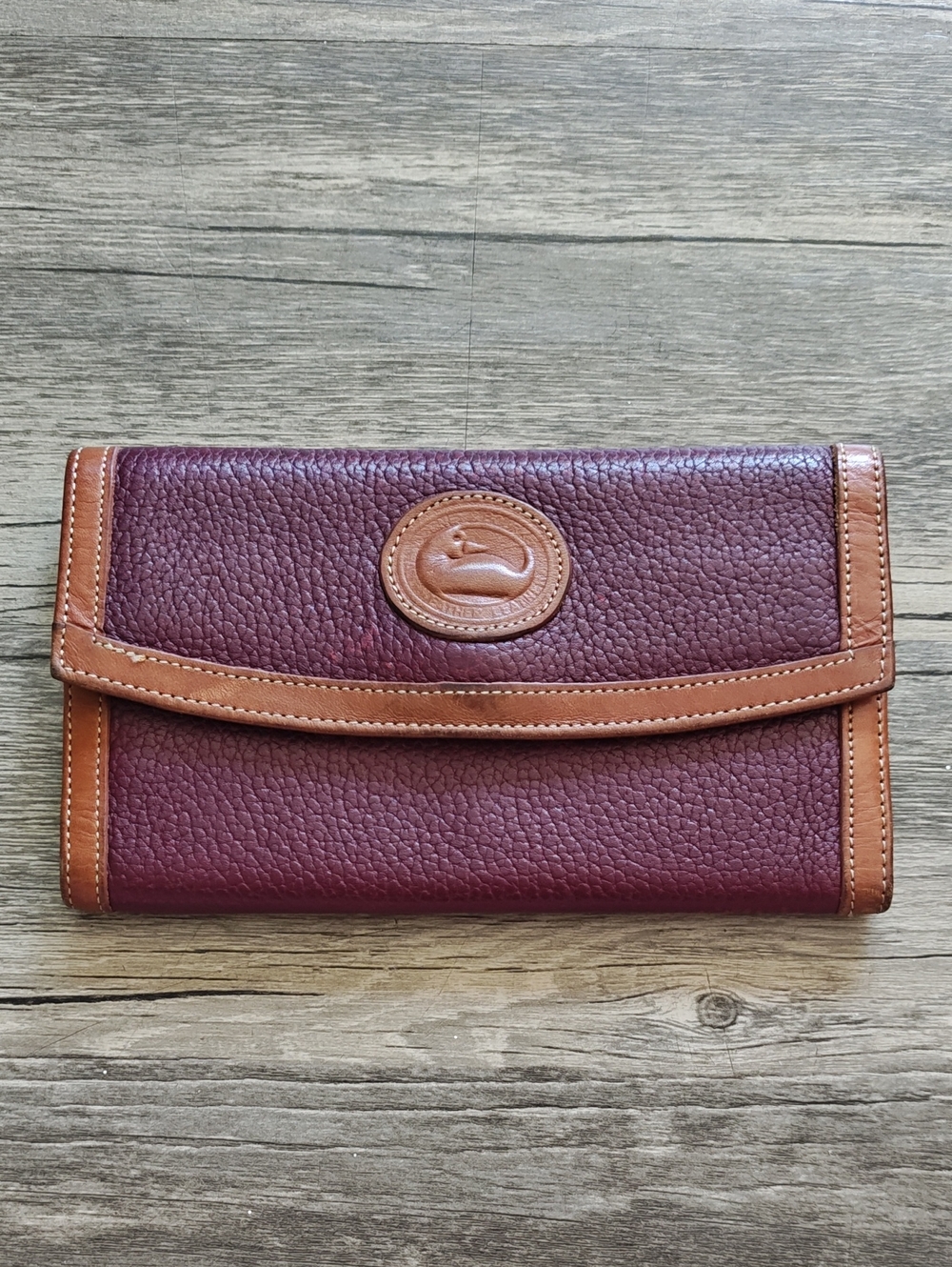 Vintage Dooney & Bourke Leather Wallet.